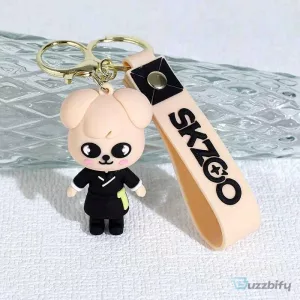 Stray Kids SKZOO Wolf Chan Character Keychain