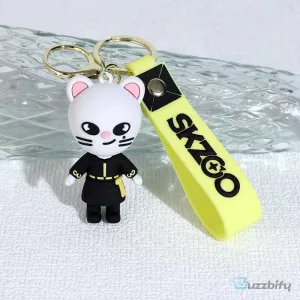 Stray Kids SKZOO Wolf Chan Character Keychain
