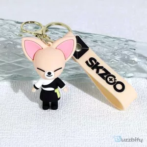 Stray Kids SKZOO Wolf Chan Character Keychain