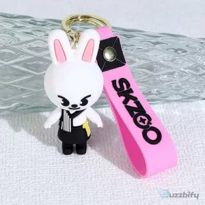 Stray Kids SKZOO Wolf Chan Character Keychain