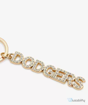 Los Angeles Dodgers Baseball Bat Ball Cap Charm Keychain