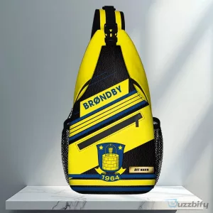 Brondby IF Football Club Yellow and Blue Sling Bag