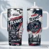 Houston Texans Football Team Personalized Stainless Steel Tumbler