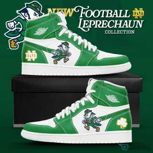 Notre Dame Fighting Irish Football Leprechaun High Top Sneakers