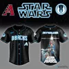 Luke Skywalker Star Wars Arizona Diamondbacks Baseball Jersey