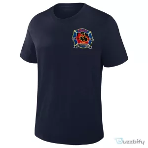 FDNY Engine 155 Ladder 78 The Hot Corner Firefighter Short Sleeve T-Shirt
