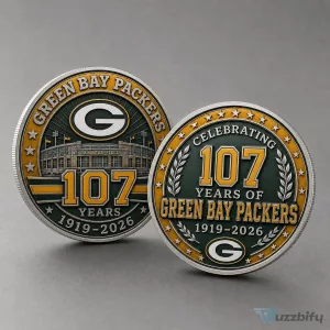 Green Bay Packers 107th Anniversary Lambeau Field Collectible Commemorative Coin