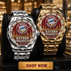 Bayern Munich Bundesliga Men's Luxury Custom Name Watch