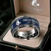 Boston Red Sox MLB Team Logo Personalized Stainless Steel Ring