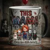 This Mama Loves Her Little Horrors Halloween Horror Movie Characters Mug