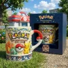 Pokemon 30th Anniversary Pikachu Charmander Squirtle Bulbasaur Coffee Mug