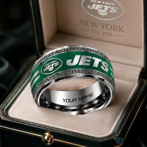 New York Jets National Football League Team Custom Name Ring