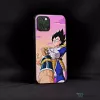 Dragon Ball Z Vegeta Anime Character Art Pink Sky Phone Case