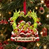 Personalized Grinch Family Our Lovely Mischiefs Christmas Tree Ornament