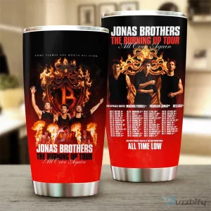 Jonas Brothers The Burning Up Tour All Over Again Tumbler
