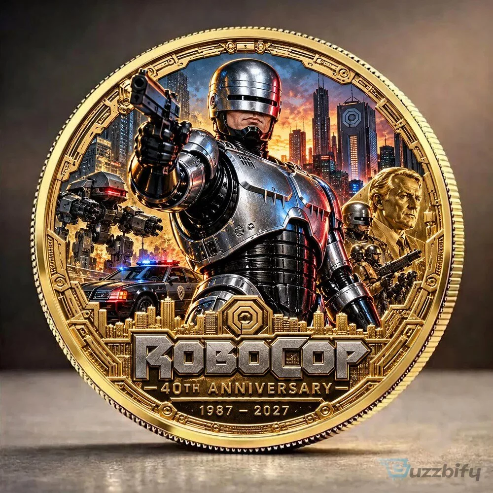RoboCop 40th Anniversary 1987-2027 Commemorative Collectible Coin