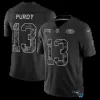 San Francisco 49ers Brock Purdy Black Salute To Service Football Jersey