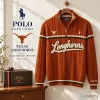 Polo Ralph Lauren Texas Longhorns Custom Design Quarter-Zip Sweater