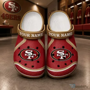 San Francisco 49ers Personalized Crocs Shoes