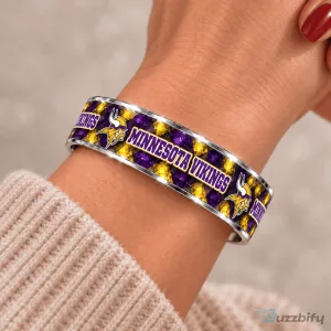 Minnesota Vikings NFL Football Team Logo Fan Bracelet
