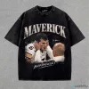 Maverick Baranowski American Football Player Vintage T-Shirt