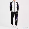 Baltimore Ravens NFL Team Logo White and Black Tracksuit Jacket and Pants Set