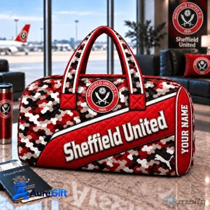 Sheffield United Football Club Personalized Quilted Travel Bag