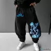Dragon Ball Z Super Saiyan Goku Majin Vegeta Anime Black Jogger Pants