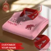 Custom Name Polo Shirt featuring Pretty in Pink Elephant by Delta Sigma Theta