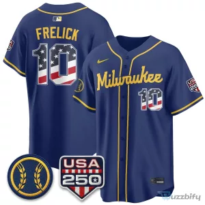Christian Yelich Fourth of July Jersey for Milwaukee Brewers Supporters