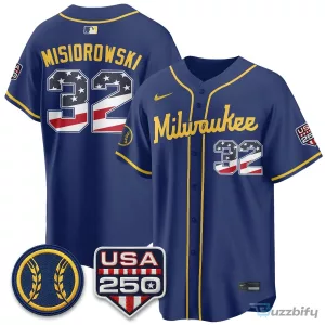 Christian Yelich Fourth of July Jersey for Milwaukee Brewers Supporters