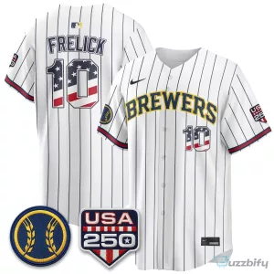 Christian Yelich Fourth of July Jersey for Milwaukee Brewers Supporters