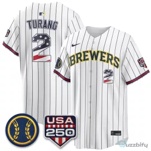 Christian Yelich Fourth of July Jersey for Milwaukee Brewers Supporters