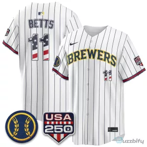Christian Yelich Fourth of July Jersey for Milwaukee Brewers Supporters