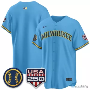 Christian Yelich Fourth of July Jersey for Milwaukee Brewers Supporters