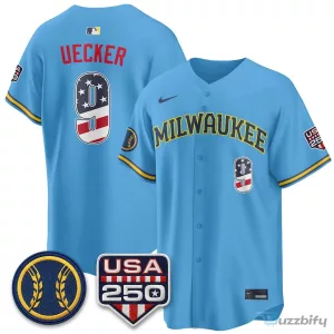 Christian Yelich Fourth of July Jersey for Milwaukee Brewers Supporters