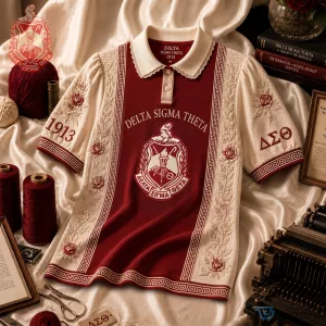 Delta Sigma Theta Sorority 1913 Legacy of Service Polo Shirt