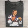 USA Hockey Hero Graphic Tee featuring Jack Hughes