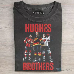 Jack Hughes Brothers Hockey Player Fan Apparel T-Shirt