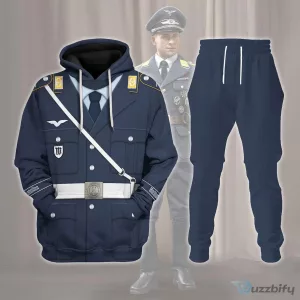 World War II West German Luftwaffe Wachbataillon Gefreiter Costume Hoodie