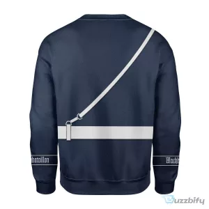 World War II West German Luftwaffe Wachbataillon Gefreiter Costume Hoodie