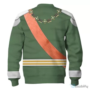 Kaiser Wilhelm II Imperial German Uniform Historical Cosplay Hoodie and Pants Set
