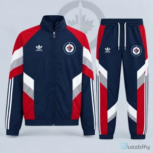 Winnipeg Jets National Hockey League Retro Panel Stripe Tracksuit