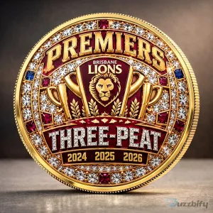 Brisbane Lions Australian Football League Premiers Three-Peat 2024-2026 Commemorative Coin
