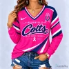 Indianapolis Colts Breast Cancer Awareness Pink Long Sleeve Shirt