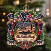 Houston Texans NFL Christmas Ornament Custom Name America 250th Anniversary