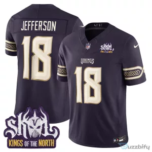 Justin Jefferson Minnesota Vikings Football Jersey