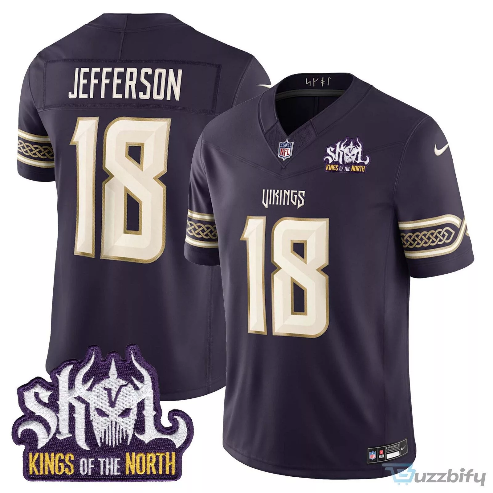 Justin Jefferson Minnesota Vikings Football Jersey