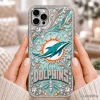 Miami Dolphins Football Team Rhinestone Phone Case