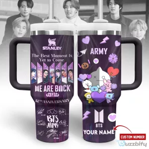 BTS K-Pop Band The Best Moment Is Yet To Come Stanley Tumbler